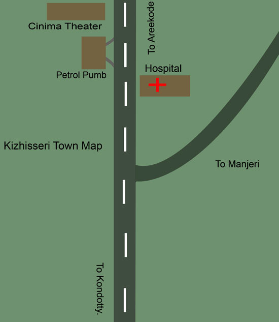 Kizhisseri Map