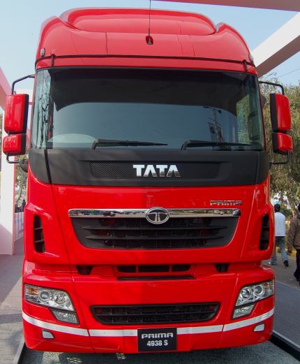 Tata Prima Truck Red