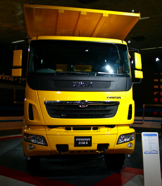 Tata Prima Truck Yellow