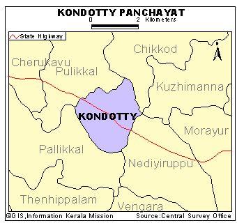 Kondotty Panchayat Map